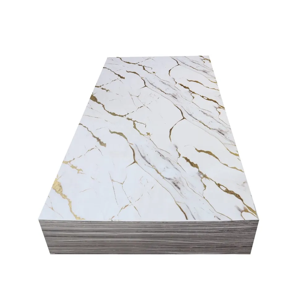 Building Material Interior Wall Board/panel High Gloss Marble Color Decorative Wall Board/ Uv Board